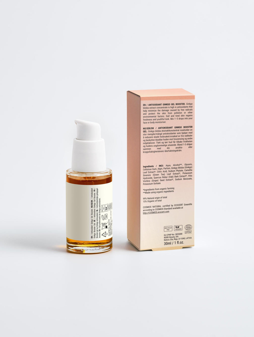 Antioxidant Ginkgo Gel Booster