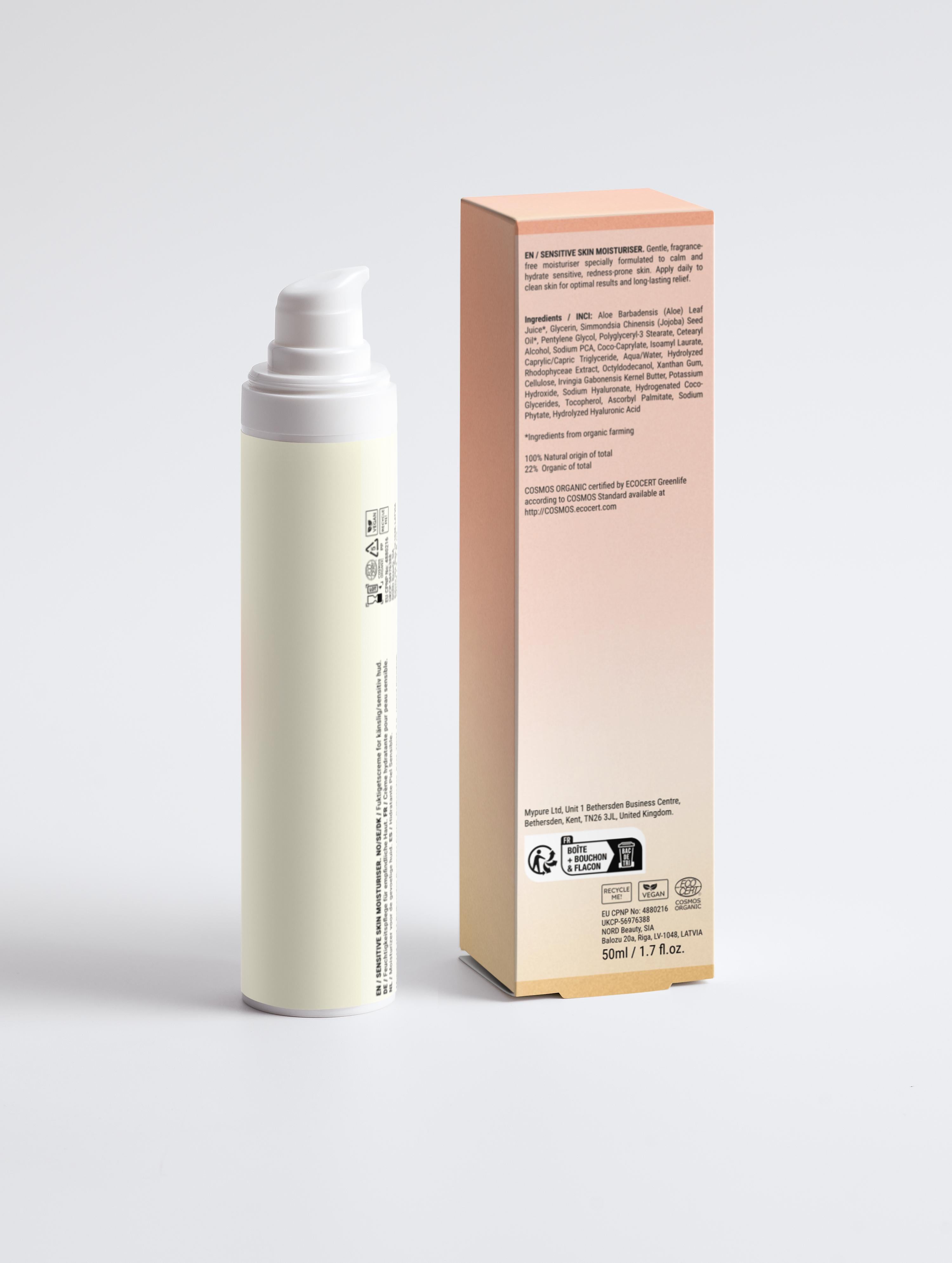 Sensitive Skin Moisturiser, Fragrance Free